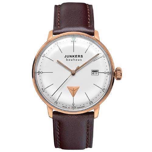 Image of rosaforgyldt Bauhaus Ronda 515 Swiss made quartz urværk Herre ur fra Junkers